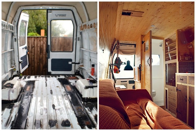 Da vecchio furgone a casa mobile: come creare un camper fai da te Idee mobili tv fai da te