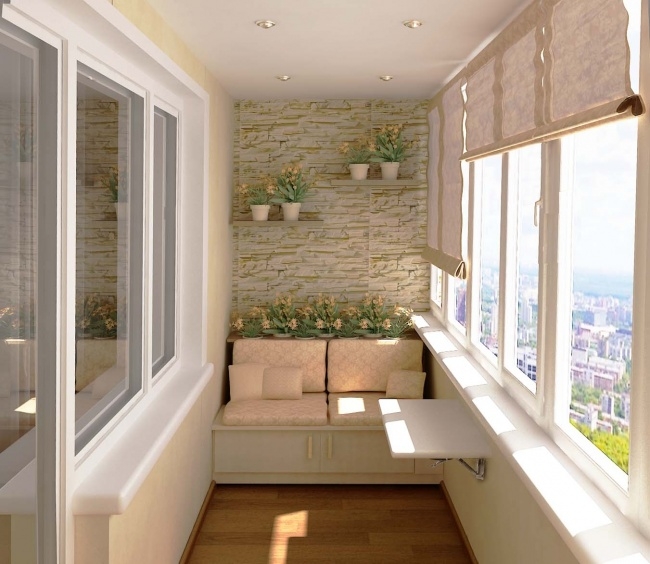 Le idee creative per arredare un balcone Idee veranda balcone