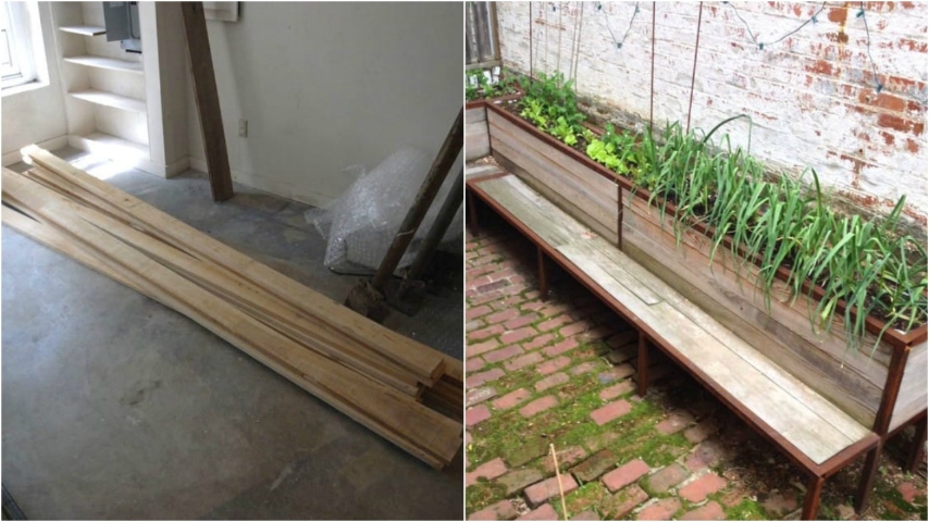 Come costruire una panchina in legno per il giardino: un originale ... Costruire con il legno fai da te