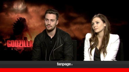 Aaron Taylor Johnson ed Elizabeth Olsen: "In Godzilla si assiste al riscatto dell'umanità"