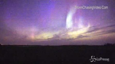 Con l’aurora boreale spettacolo nei cieli del Minnesota
