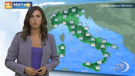 Previsioni meteo per venerdì 19 settembre