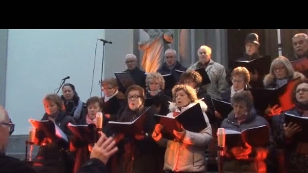 coro di Briolo Concerto di natale del 2014 ° brano tui scendi dalle stelle