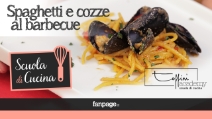 Spaghetti e Cozze con Pomodorini al barbecue, la ricetta originale
