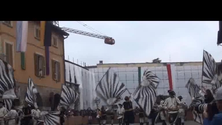 35° palio di martinengo del 2015 sbandieratori 2 video