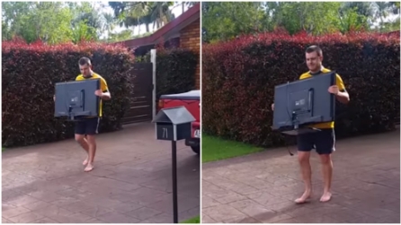 Il tifoso di rugby è davvero infuriato e nessuno può credere a quello che sta per fare