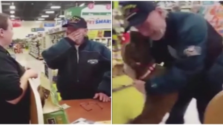 Grazie ad una colletta riesce a riavere i suoi cani: scoppia in lacrime per la felicità