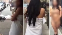 Aveva inviato foto osé a 7 uomini, il marito la costringe a camminare nuda per strada