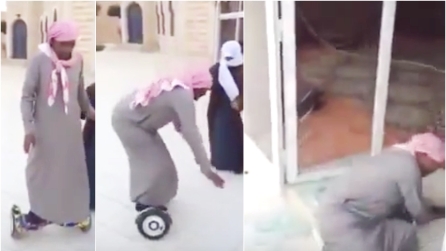 Anche in Arabia Saudita l'hoverboard miete vittime: ecco la prima esperienza di questo papà