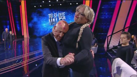 A Tu si que vales Tip, Tap e Tet: i baci a Rudy Zerbi