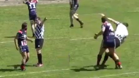 Colpisce l'arbitro con un pugno: il giocatore di rugby rischia la squalifica a vita