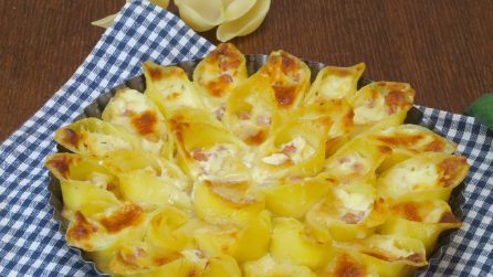 Torta di conchiglioni ripieni: il primo piatto da leccarsi i baffi!