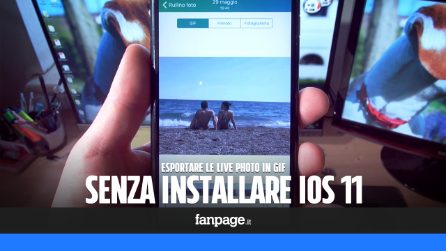 Convertire le Live Photo in GIF senza installare iOS 11