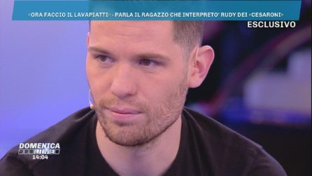 Niccolò Centioni de I Cesaroni: "Oggi faccio il lavapiatti"