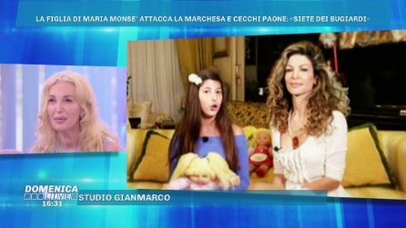 Domenica Live - Lo sfogo di Perla Maria contro la Marchesa D'Aragona e Alessandro Cecchi Paone