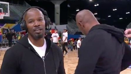 Jamie Foxx si alza e se ne va, intervista interrotta sulla domanda su Katie Holmes