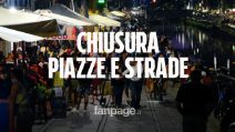 Nuovo dpcm, lo Stato chiuderà piazze e strade con assembramenti indicate dai sindaci