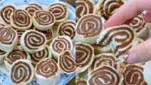 Girelle con crema di nocciole: la merenda pronta con soli 2 ingredienti!