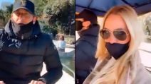 Totti e Ilary Blasi, pomeriggio di relax e siparietto: "Aho, pedalo solo io"