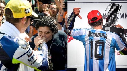 Quando Maradona rese omaggio a Valentino Rossi: il commovente ricordo