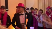 Grande festa per Wanda Nara: scatenata con Icardi e altri compagni di squadra