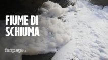 Il fiume Sacco si riempie di schiuma: "Scaricati residui chimici senza depurazione"