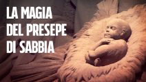 Natale Roma 2018, lo spettacolo del presepe di sabbia in piazza San Pietro