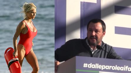 Festa della Lega, Salvini contro Pamela Anderson: "Ci mancava solo lei"