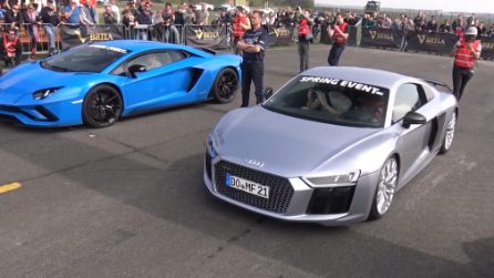 Audi R8 vs Lamborghini Aventador: la sfida non è scontata come sembra