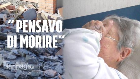 Terremoto Catania, un'anziana ferita: "Pensavo di morire come un topo, la scala è crollata"