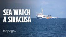 Sea Watch con 47 migranti a bordo nel porto di Siracusa, Sindaco e cittadini pronti ad accoglierli