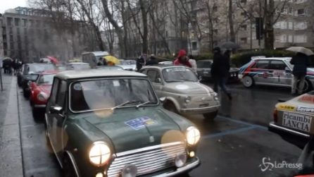 Rallye Monte-Carlo Historique, a Milano le bellissime auto d'epoca