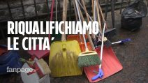Napoli, i volontari ripuliscono le piazze: "Miglioriamo la qualità della vita"