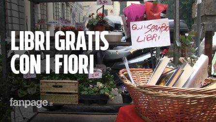 Luigi il fioraio di Napoli che regala libri: "Cerco di trasmettere la passione per la lettura"