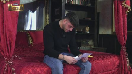 Uomini e Donne, Luigi in lacrime per la lettera della mamma