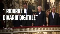 Mattarella a Napoli con il Re di Spagna : "Ridurre il divario digitale, non creare nuovi perdenti"