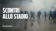 Coppa Italia, scontri fuori dall’Olimpico prima di Lazio-Atalanta: cariche e lacrimogeni