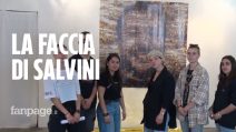 "Matteo Salvini ha il volto di 400 naufragi", l'arte che prende posizione