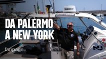 Sergio Davì parte per la sua quinta impresa, da Palermo a New York in gommone