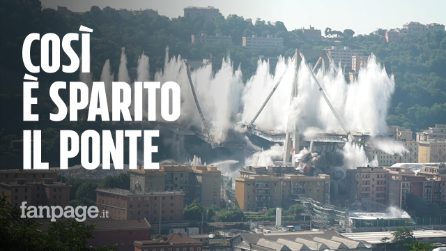 Demolizione Ponte Morandi: ecco tutte le fasi dalla evacuazione all'esplosione della dinamite