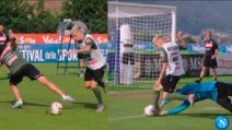 Gianluca Gaetano show: il 19enne del Napoli si beve difensore e portiere e segna un gol da campione