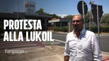 Priolo, Faraone (Pd) protesta davanti alla Lukoil contro l'ordinanza che vieta gli scioperi
