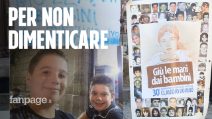 Palermo, sit-in in onore di Alessio e Simone D’Antonio, i due cuginetti di Vittoria travolti e uccisi