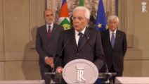 Il discorso di Mattarella dopo le consultazioni: "Martedì decisione definitiva"