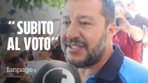 Salvini in spiaggia a Taormina: "L'Italia sarà salva grazie al voto degli italiani"