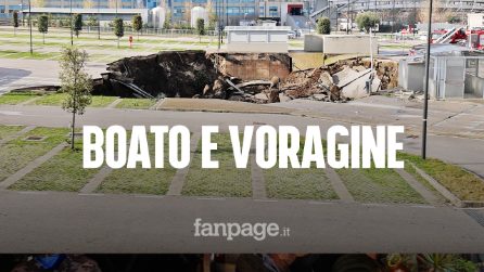 Napoli, voragine davanti a ospedale del Mare, De Luca: "Grazie a Dio non ci sono vittime"