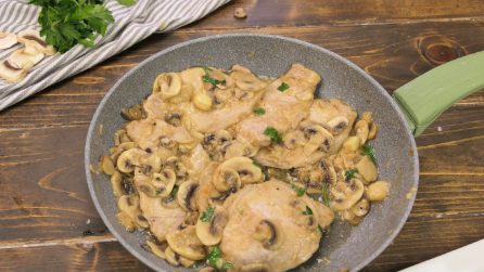Scaloppine ai funghi: cremose, facili da preparare e saporite!