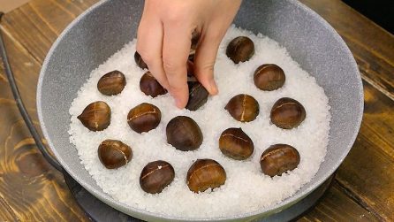 Castagne al sale in padella: pronte in soli 30 minuti!