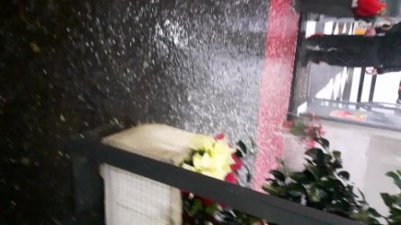 Maltempo Napoli: violenta grandinata sulla città