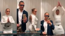 Il video di Jennifer Lopez e il marito, nella nuova challenge si scambiano gli abiti